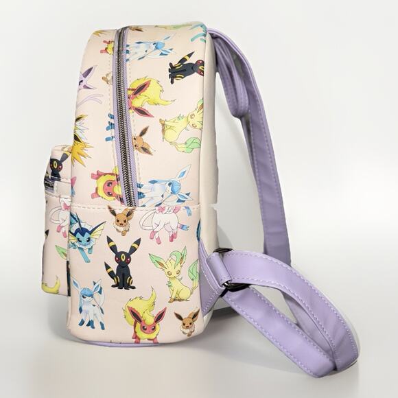 Loungefly Pokémon Eeveelutions Mini Backpack 2022 Eevee Umbreon Espeon Flareon - Picture 4 of 7